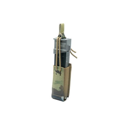 GBRS Group Single Pistol Magazine Pouch w/ Bungee Retention - (Multicam)