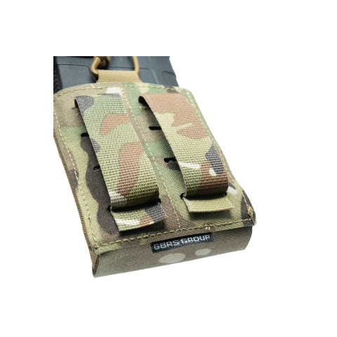 GBRS Group Single Rifle Magazine Pouch w/ Bungee Retention - (Multicam)