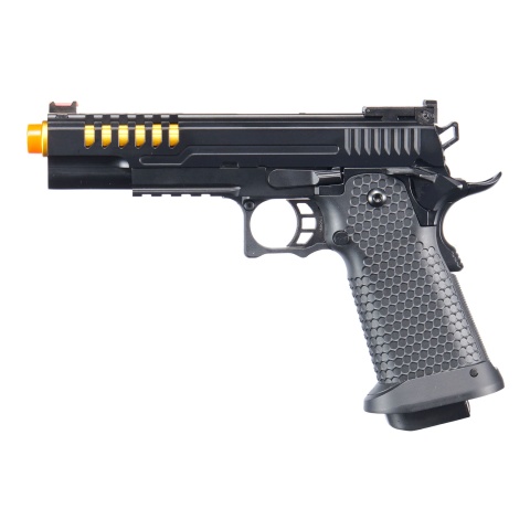 Golden Eagle 3358 Pro Series Gas Blowback Airsoft Pistol - (Black/Gold)