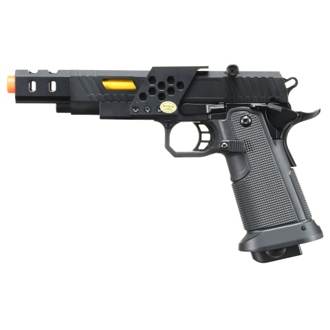 Golden Eagle 3359 Hi-Capa 5.1 Full Metal CNC Gas Blowback Airsoft Pistol - Black