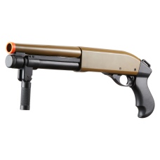 Golden Eagle M8876 3/6-Shot Pump Action Gas Airsoft Sawed-Off Shotgun w/ Forend Handle