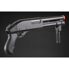 Golden Eagle M8876 3/6-Shot Pump Action Gas Airsoft Sawed-Off Shotgun w/ Forend Handle
