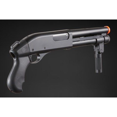 Golden Eagle M8876 3/6-Shot Pump Action Gas Airsoft Sawed-Off Shotgun w/ Forend Handle