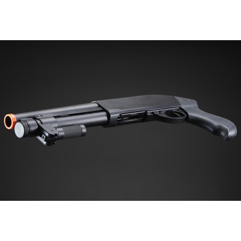 Golden Eagle M8876 3/6-Shot Pump Action Gas Airsoft Sawed-Off Shotgun w/ Forend Handle