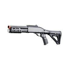 Golden Eagle M8878 3/6-Shot Pump Action Gas Airsoft Sawed-Off Shotgun w/ M-LOK Forend & Delta Stock