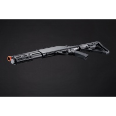 Golden Eagle M8878 3/6-Shot Pump Action Gas Airsoft Sawed-Off Shotgun w/ M-LOK Forend & Delta Stock