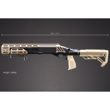 Golden Eagle Alpha Tactical Production A.T.P. Doomsday CO2 Gas Pump-Action Shotgun