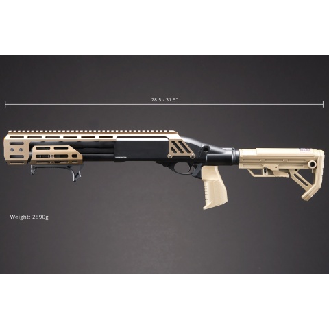 Golden Eagle Alpha Tactical Production A.T.P. Doomsday CO2 Gas Pump-Action Shotgun