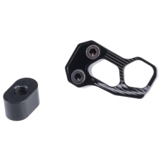 Guns Modify CNC Aluminum Magazine Release Extension For Tokyo Marui MWS M4 M16 GBBR - (Black)