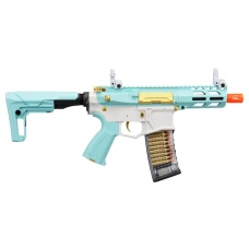G&G CM16 Batto CQB Airsoft AEG - (Macaron Blue)