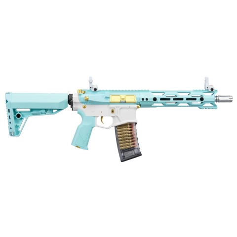 G&G CM16 STEALTH 556 M4 AEG Airsoft Rifle - (Macaron Blue)