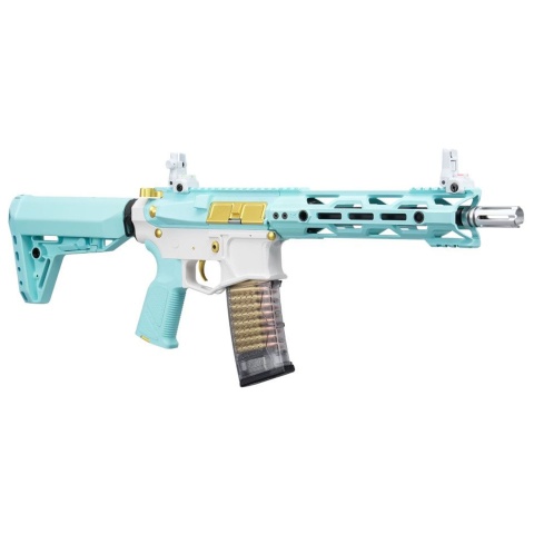 G&G CM16 STEALTH 556 M4 AEG Airsoft Rifle - (Macaron Blue)