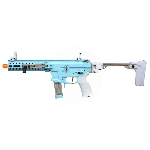 G&G FAR 9 Rapid Folding PCC Airsoft AEG Rifle - Exclusive Macaron Blue Colorway