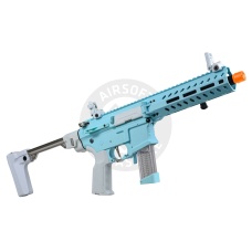 G&G FAR 9 Rapid Folding PCC Airsoft AEG Rifle - Exclusive Macaron Blue Colorway