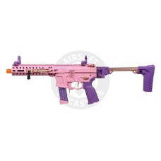 G&G FAR 9 Rapid Folding PCC Airsoft AEG Rifle - Exclusive Pink Colorway