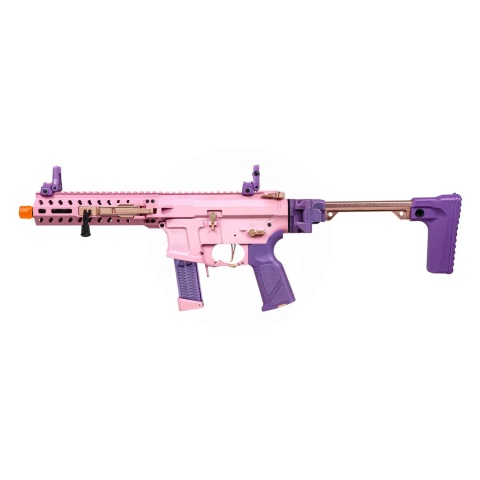 G&G FAR 9 Rapid Folding PCC Airsoft AEG Rifle - Exclusive Pink Colorway