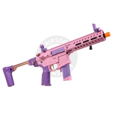 G&G FAR 9 Rapid Folding PCC Airsoft AEG Rifle - Exclusive Pink Colorway