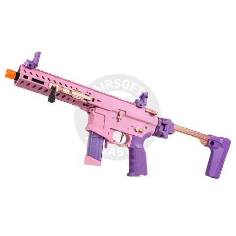 G&G FAR 9 Rapid Folding PCC Airsoft AEG Rifle - Exclusive Pink Colorway