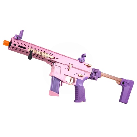 G&G FAR 9 Rapid Folding PCC Airsoft AEG Rifle - Exclusive Pink Colorway
