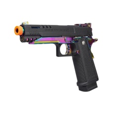 G&G GPM1911 CP Rainbow GBB Airsoft Pistol with Iridescent Hardware