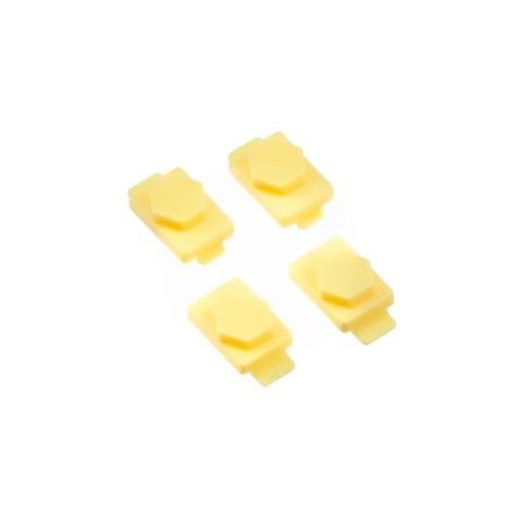 Hexmag Airsoft HexID Hexgon Latchplates Followers - HAZARD YELLOW
