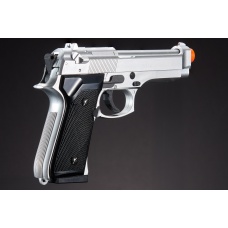 HFC HA-118S 220FPS Premium Spring Tactical Airsoft Pistol - SILVER