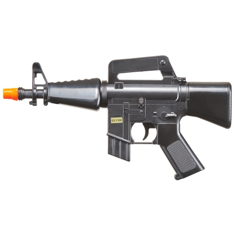 HFC Airsoft Mini Assault Rifle Carbine w/ Carrying Handle - BLACK