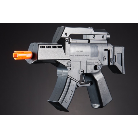 HFC Airsoft Mini Assault Pistol w/ Carrying Handle - (Black)