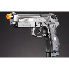 HFC Airsoft 192X Pistol Special Forces CO2 Powered w/ GBB - BLACK