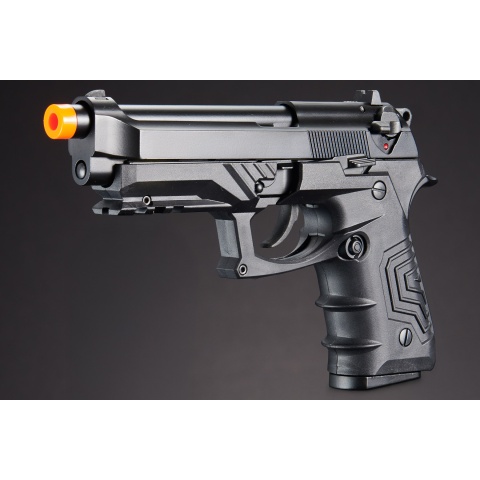 HFC HG-173 Gas Blowback Semi-Auto M9 Airsoft Pistol - BLACK
