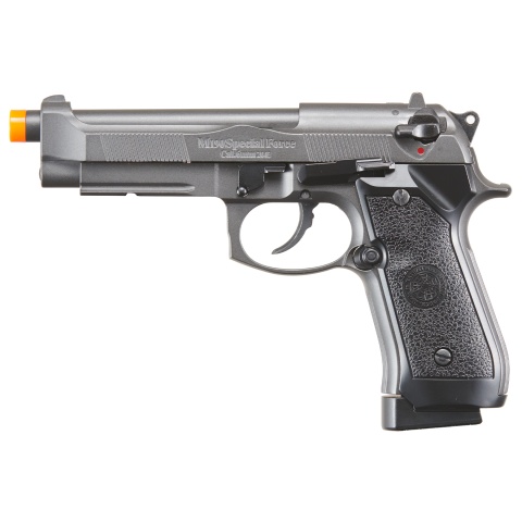 HFC Airsoft 192 Pistol Accessory Rail CO2 Powered w/ Semi Only - BLACK