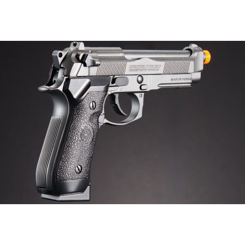 HFC Airsoft 192 Pistol Accessory Rail CO2 Powered w/ Semi Only - BLACK