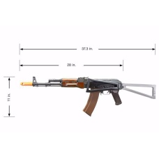 E&L AKS-74N Essential 2.0 AEG 6mm Airsoft Rifle w 1.0 ETU MOSFET & Folding Metal Stock