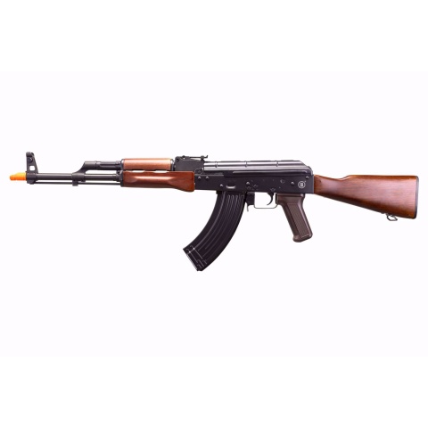 E&L AKM Platinum AEG 6mm Airsoft Rifle w/ PT 2.0 ETU V3 - Black and Wood