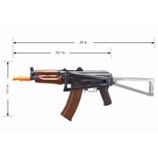 E&L AKS-74UN Platinum AEG AK Airsoft Rifle w/ 2.0 ETU MOSFET - Wood and Steel