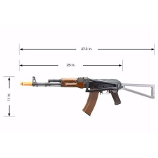 E&L AKS-74N Platinum AEG AK Airsoft Rifle w/ 2.0 ETU MOSFET - Wood and Steel