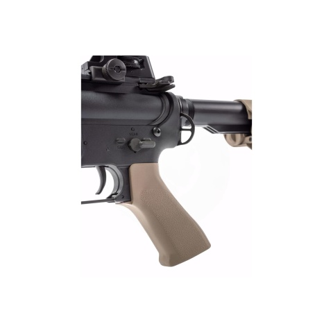 Elite Force CQBX M4 Airsoft AEG Rifle w/ Built-In Eye Trace Tracer Unit - (Tan)
