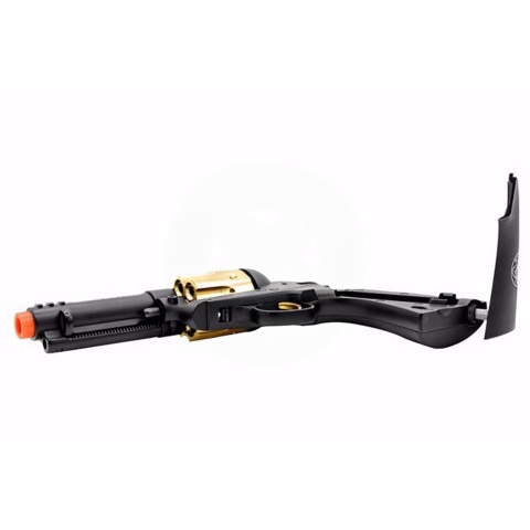 Umarex Legends Gambler High Stakes Limited Edition CO2 Powered Airsoft Single Action Revolver - (Black/Gold)