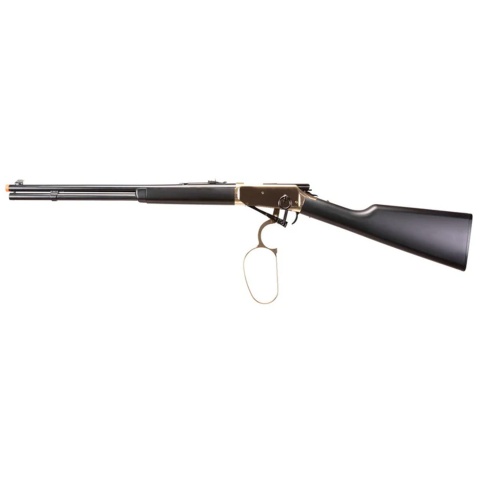Elite Force Legends Limited Edition Saddle Gun CO2 Powered Lever Action Carbine Airsoft Rifle - (Gold/Black)