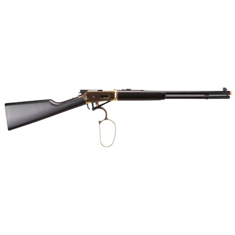 Elite Force Legends Limited Edition Saddle Gun CO2 Powered Lever Action Carbine Airsoft Rifle - (Gold/Black)