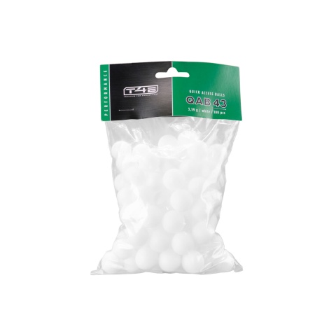 T4E Quick Access Balls White Polymer Training Balls - (100 Count)