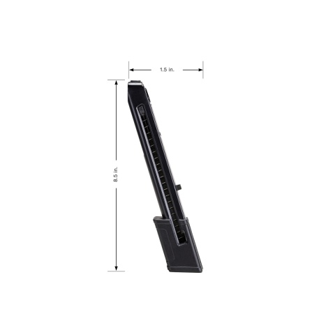 P2P Secure 68P Extended 9 Round .68 Cal Magazine for CO2 Less Lethal Launchers