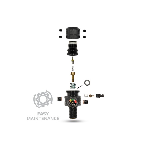 HK Army Turbine Pro HPA Regulator - (Black)