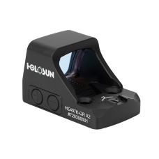 HOLOSUN HE407K-GR X2 Green Open Reflex Optical Sight - (Black)
