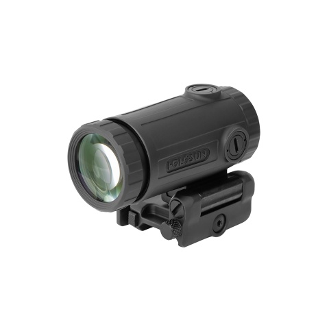 HOLOSUN 3X Magnifier for Red Dot Optics w/ Flip to Side QD Mount - (Titanium)