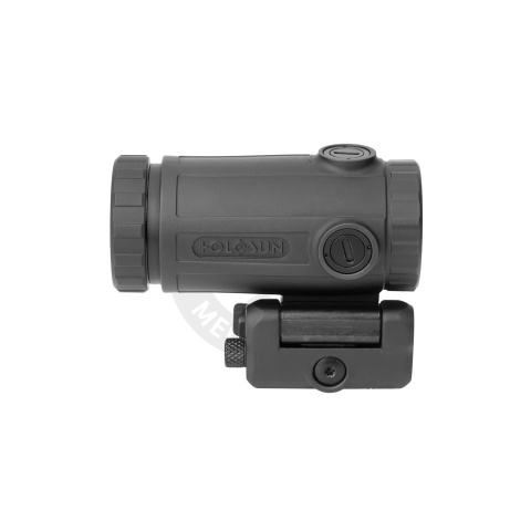 HOLOSUN 3X Magnifier for Red Dot Optics w/ Flip to Side QD Mount - (Titanium)