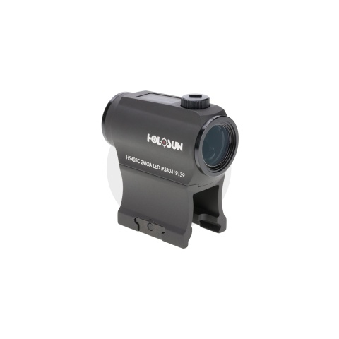 HOLOSUN HE403C Solor Power Compact Green Dot Sight w/ Low & AR Mount - (Black)