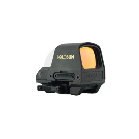 HOLOSUN HS510C Solar + Battery Powered Open Reflex Sight w/ Dual Reticles - (Black)
