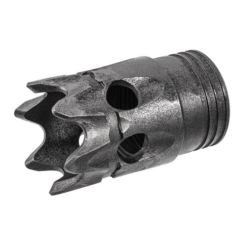 ITP SAIGA-12 / AK Style Airsoft Muzzle Break For M24 CW Adapter Type - (Black)