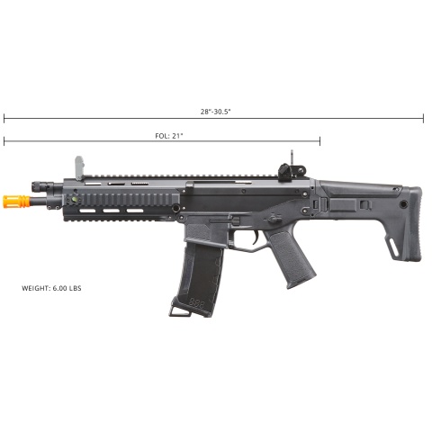 Atlas Custom Works Masada Polymer CQB AEG w/ Side-Folding Stock - BLACK